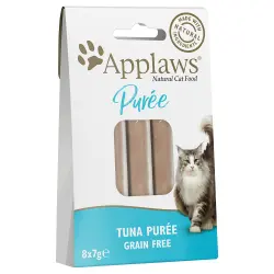 Applaws Puré snack para gatos - 8 x 7 g Atún