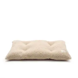 CAFIDE Cojín cama borreguito, BELA beige para perros - 85x55x10cm
