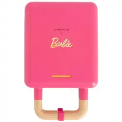Create Stone Studio Sandwichera Grill Y Gofrera Intercambiable Individual 600W Barbie Pink