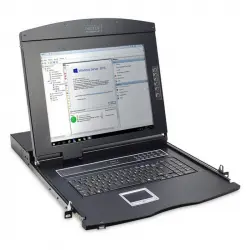 Digitus Consola Modular 17" KVM de 16 Puertos y Panel Táctil