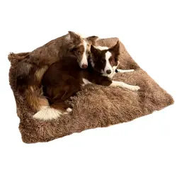 EL ÁTICO PETS Cama Perros Medianos y Grandes. Dog Bed. Cama Cao. Cama Perro Lavable de 100x90 CM. Cama Antiestres Perro. Colchoneta Perro. Cama Mascota