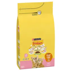 Friskies Adult con buey, pollo y verduras para gatos - 1,5 kg