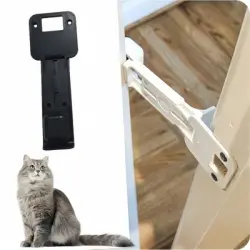 FurryFusion Soporte para gatera retráctil - Negro