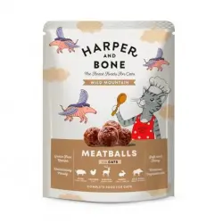 Harper&Bone Meatballs Wild Mountain Comida Húmeda para Gatos, 1 x 85 gr