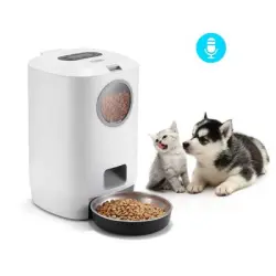 IntiMeg Dispensador automático de comida para gatos - Una pieza