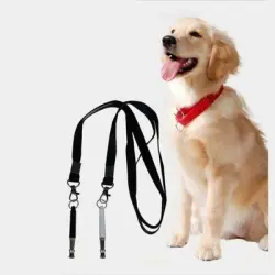 IntiMeg Silbato de adiestramiento canino - Un negro y un blanco