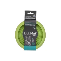 LickiMat Comedero UFO Verde para perros - 250 ml