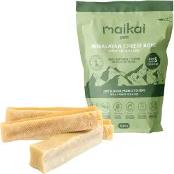 MAIKAI PETS Huesos de Queso del Himalaya Mordedor Natural para perros - 30 x 16 x 8 cm
