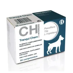 Tranqui Chem 60 comprimidos suplemento natural tranquilizante para perros Chemical Ibérica - 60 comprimidos