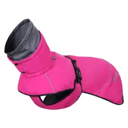 Abrigo Rukka® Warmup rosa para perros - T/55: 58 cm aprox. de longitud dorsal