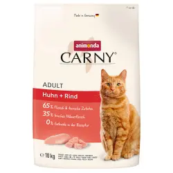 Animonda Carny Adult con pollo y vacuno pienso para gatos - 10 kg