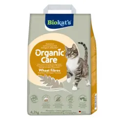 Arena Biokat's Organic Care Wheat Fibres para gatos - 4,2 kg