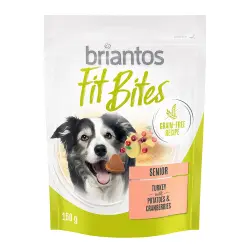 Briantos FitBites Senior snacks con pavo, patatas y arándanos para perros  - 150 g
