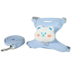 FurryFusion Correa ajustable para pasear gatos y perros pequeños - Artículo 1
