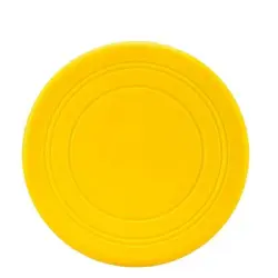 FurryFusion Juego de frisbee para perros, ligero y a las mordeduras - AMARILLO