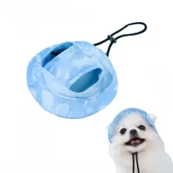 FurryFusion Sombrero para el sol para perros y gatos - S