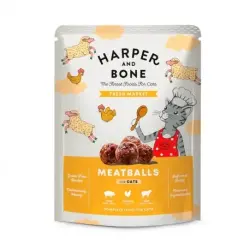 Harper&Bone Meatballs Fresh Market Comida Húmeda para Gatos, 1 x 85 gr
