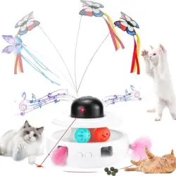 IntiMeg Circuito de juegos para gatos 5 en 1 - Una pieza