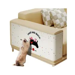 IntiMeg Protector antiarañazos con forma de gato - perro negro