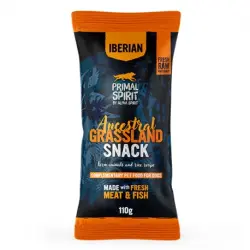Primal Spirit Ancestral Grassland Snack para Perros con Cerdo Fresco, 1 x 110 gr