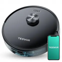 Tesvor S4 Robot Aspirador con Navegación Láser Gris Espacial