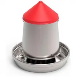 Tolva Metálica Gallinas 10 Kg, 33x40cm