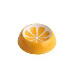 UAMLY Cuenco de cerámica para gatos - naranja - 1 pieza