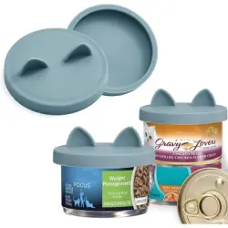 UAMLY Tapa del recipiente de comida para gatos y perros - 2 artículos, 6,5 cm