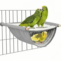 ZooVenture Hamaca práctica para pájaros pequeños - L