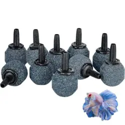 ZooVenture Juego de 10 bolas difusoras de burbujas de aire para acuario - Esférico