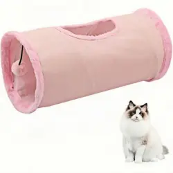 ZooVenture Túnel plegable para gatos y conejos - Gris