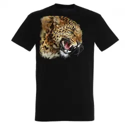 Camiseta Leopard color Negro
