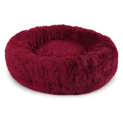 EL ÁTICO PETS Cama Perro Mediano y Pequeño. Cama para Perros. Cojin Resistente y Lavable. Cama de Pelo Largo para Gatos y Otras Mascotas Medianas, 70 x 70 CM