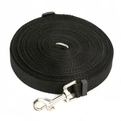FurryFusion Correa de adiestramiento para perros - Negro
