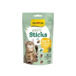 GimCat Mini Sticks - Pollo con hierba gatera (50 g)