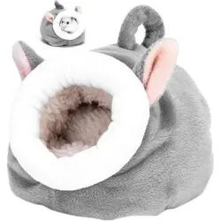 HausPets Nido algodón cálido hámsteres chinchillas, 16x10x9 cm, lavable - Artículo 1