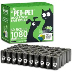 IntiMeg Bolsas para excrementos de perro, 1080 unidades - Artículo 1