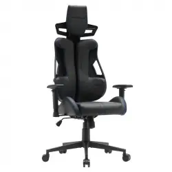 Mars Gaming MGC-ELITE Silla Gaming Ergonómica Respaldo Adaptativo Reposabrazos 2D Ruedas XL Azul