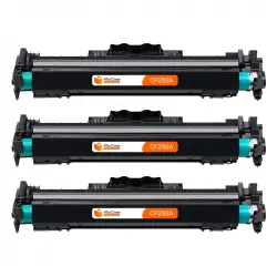 Pccom Essential Tambor Compatible con HP CF232A/32A Negro Pack 3