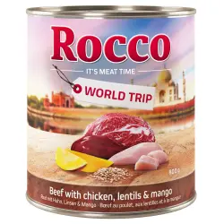 Rocco Vuelta al mundo India, pollo con lentejas y mango - 6 x 800 g