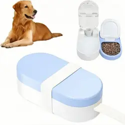 ZooVenture Comedero portátil de viaje para perros - 1 pieza