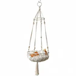 ZooVenture Hamaca de macramé para gatos - 1 pieza