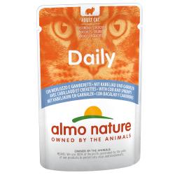 Almo Nature Daily Menu 6 x 70 g - Bacalao y gambas