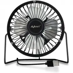 Avant Mini Ventilador USB 10cm 3W Negro