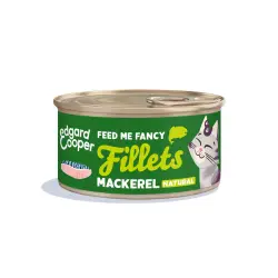 Edgard & Cooper Filetes de caballa en Caldo lata para gatos 70 g