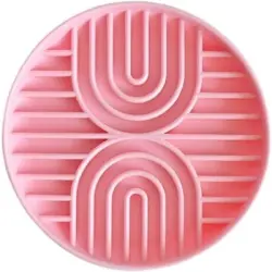 HausPets Comedero de silicona con forma de pez, anti-deglución, para perros - Rosa