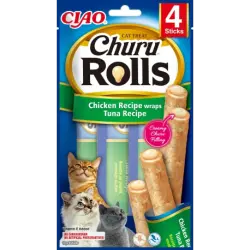 Pack Churu para gato adulto Rolls de Atun, 1 x 40 gr