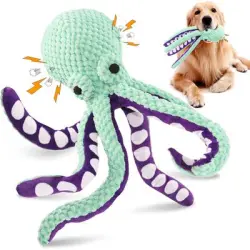 UAMLY s grandes y chirriantes para perros - Verde
