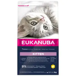 Pienso para gatos Kitten Eukanuba Helathy Start Pollo 2 Kg