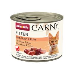 Animonda Carny Kitten 12 x 200 g - Pack Ahorro - Vacuno, ternera y pollo